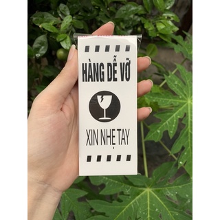 50 phiếu tem nhãn dán hàng dễ vỡ