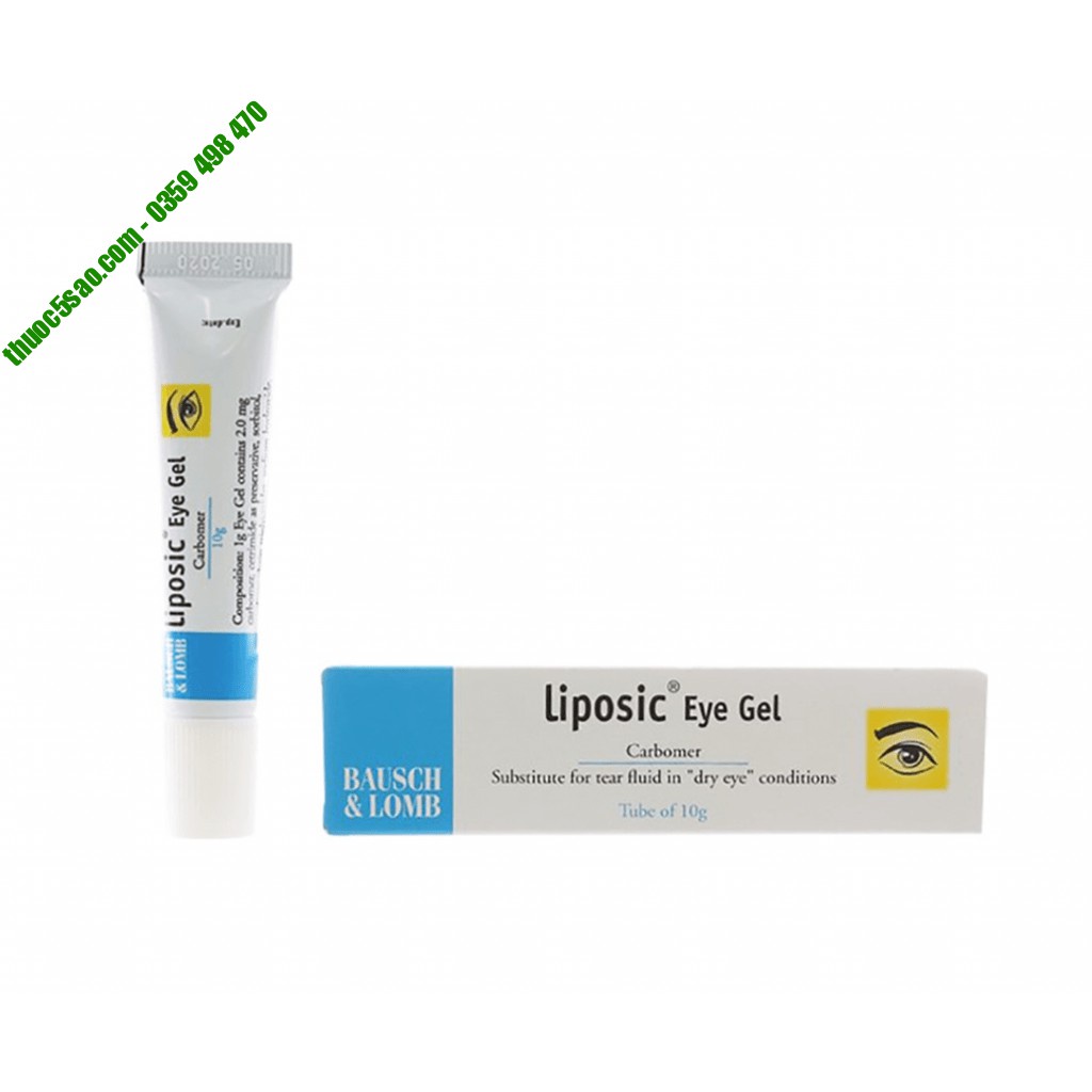 [GIÁ GỐC] Liposic Eye Gel dùng cho mắt khô - Tuýp 10g