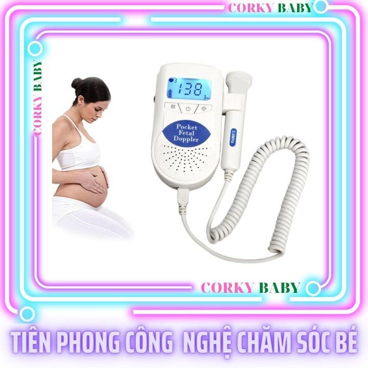 [Tặng gối bầu cánh tiên] Máy đo tim thai Model JPD-100S6, đo tim thai chính xác, an toàn.