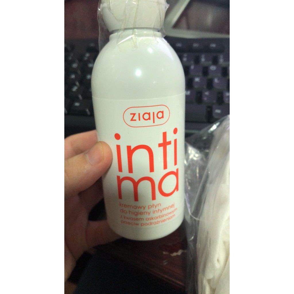 DUNG DỊCH VỆ SINH PHỤ NỮ INTIMA ZIAJA - BỔ SUNG AXIT ASCORBIC 200ml