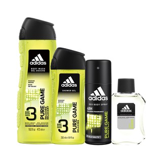 Sữa Tắm Gội Toàn Thân Adidas 3 in 1 Pure Game 400ml