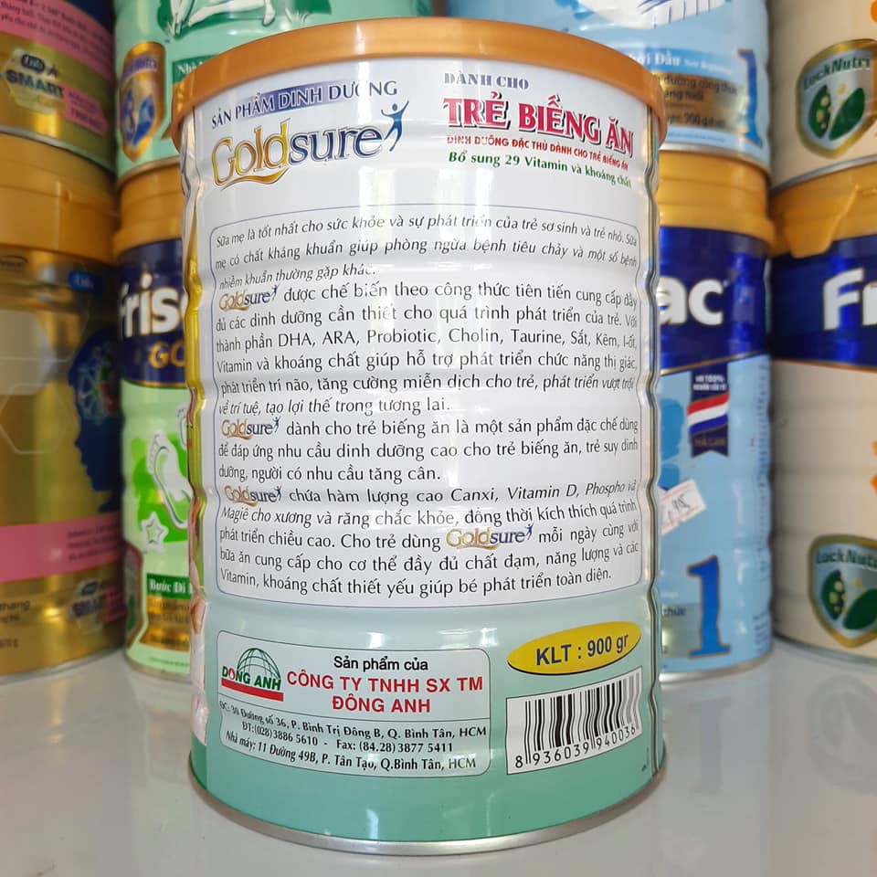 Sữa biếng ăn Goldsure Pedia NL 900g