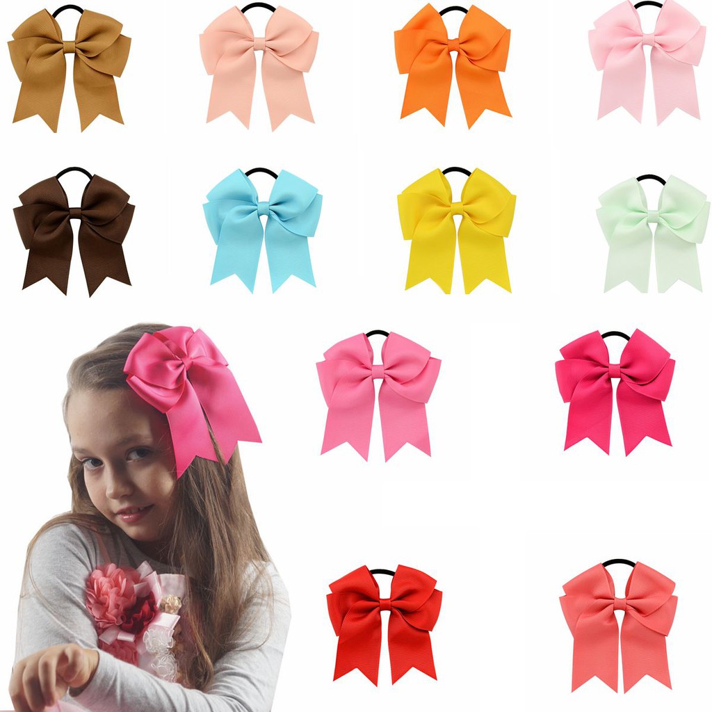 Dây cột tóc KIDSBOWS đính nơ bướm màu kẹo dễ thương thời trang cho nữ