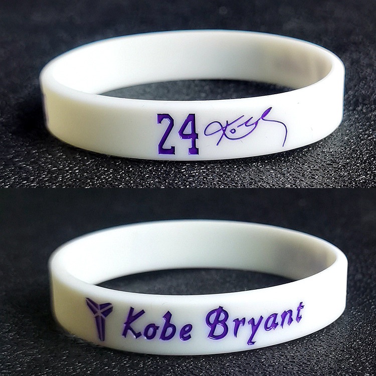 Vòng Tay Thể Thao Bóng Rổ NBA Kobe Curry Bằng Silicon Chất Lượng Cao Hàng Có Sẵn SX