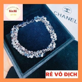 Lắc xoắn bướm 💎𝑭𝑹𝑬𝑬𝑺𝑯𝑰𝑷 💎[Mã HOAC10 giảm 10% đơn 99k] Vòng tay xoắn cánh bướm siêu đẹp xi mạ bạch kim cao cấp