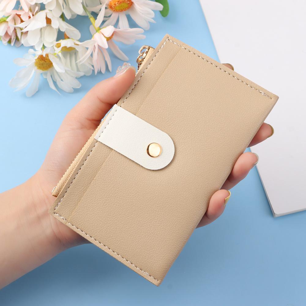 CACTU Ví Ngắn Mini Đựng Tiền Xu Kiểu Dáng Dễ Thương Cho Nữ