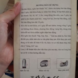 Khóa đĩa chống trộm xe máy