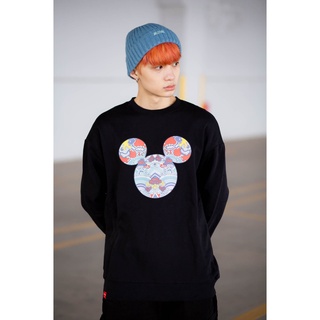  Áo Nỉ BOO Nam Nữ Unisex Oversize Dáng Rộng In Thêu Logo Mickey Hoạ Tiết Cao Cấp
