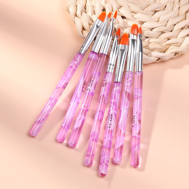 Set 7 Cọ Vẽ Trang Trí Móng Tay Acrylic DIY JP5