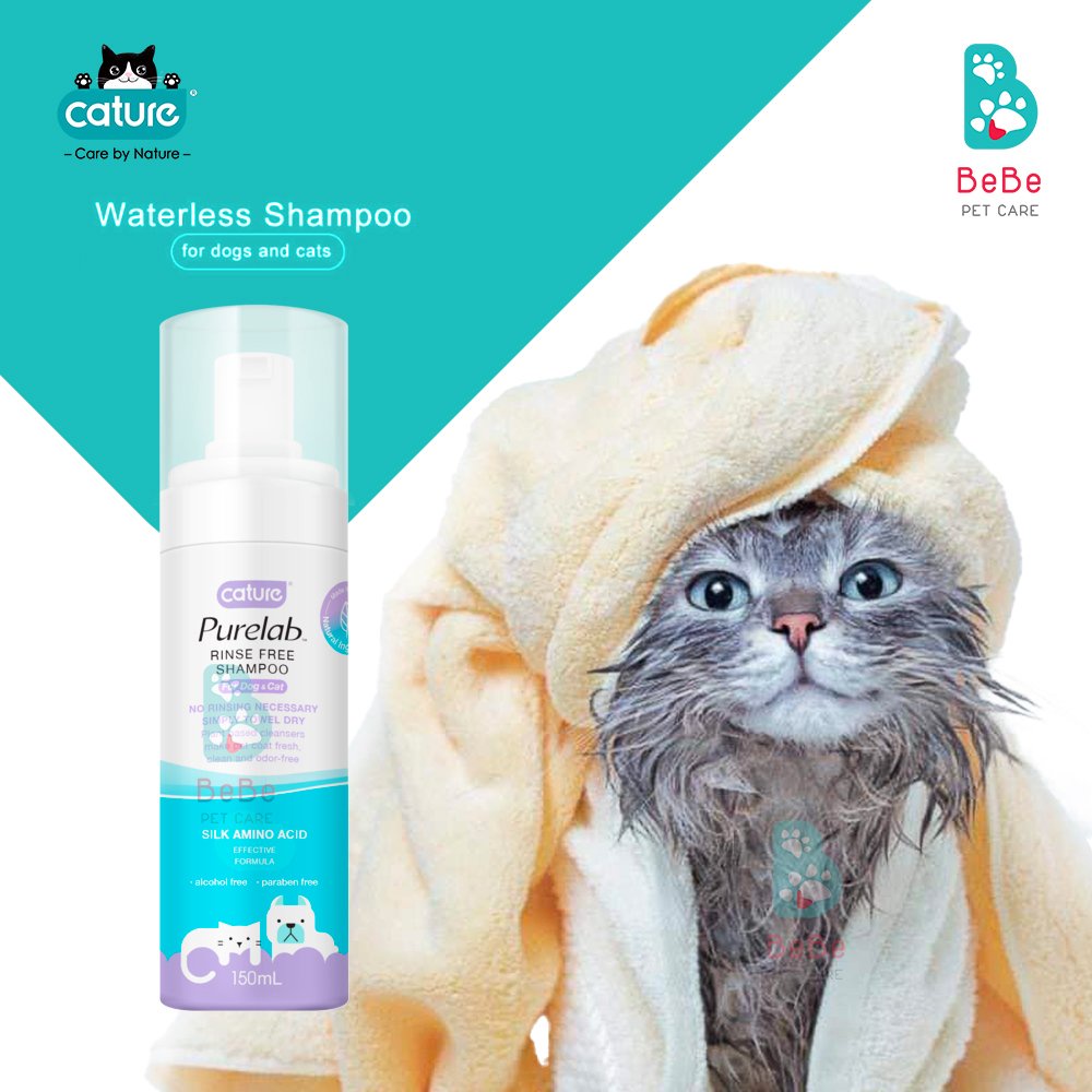 Sữa Tắm CATURE Waterless Shampoo Không Dùng Nước Cho Chó Mèo