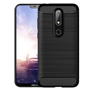 Ốp điện thoại silicon sang trọng cho nokia 6.1 plus nokia 6.1+ nokia 6.1 plus