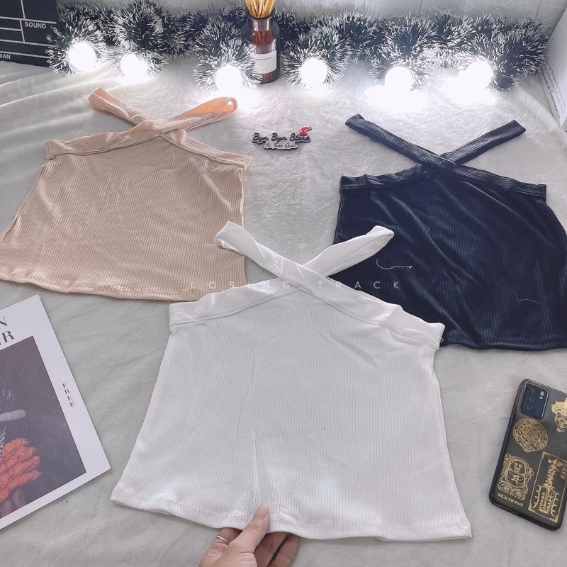 ÁO THUN BODY HAI DÂY PHỐI CHÉO XINH MC5