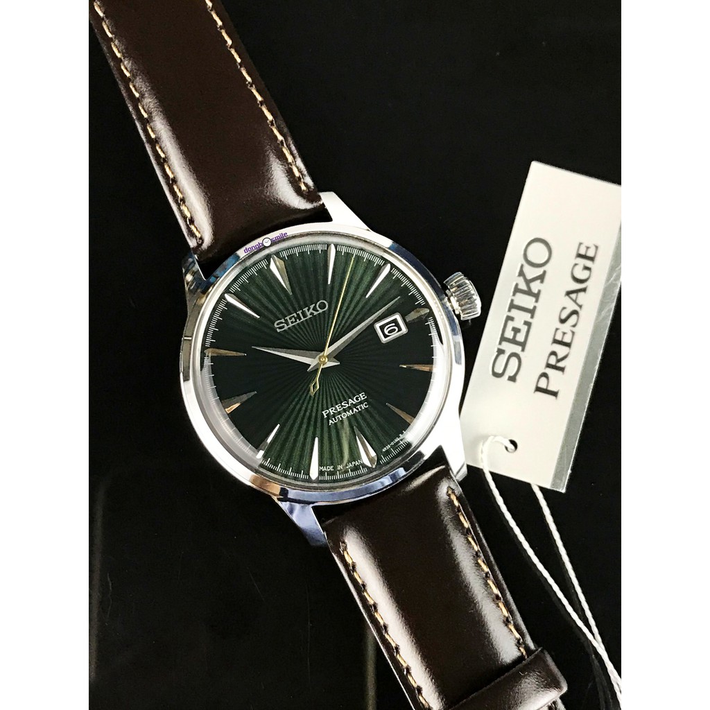 Đồng hồ nam Seiko Presage green cocktail SRPD37J1 automatic