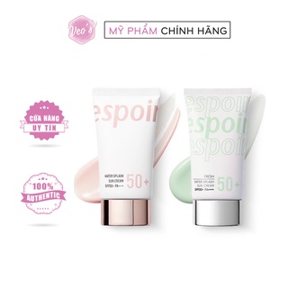 Kem chống nắng dưỡng ẩm Espoir Water Splash Sun Cream và Water Splash Cica Tone Up Sun Cream SPF50+ PA+++