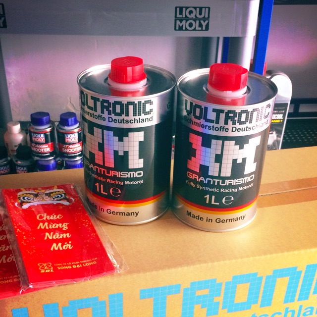 Combo 1lit1/1lit2/1lit3/1lit4/1lit5 Nhớt Voltronic GranTurismo XM Racing Performance MotorOil - Nhớt Biến Thiên Cao Cấp