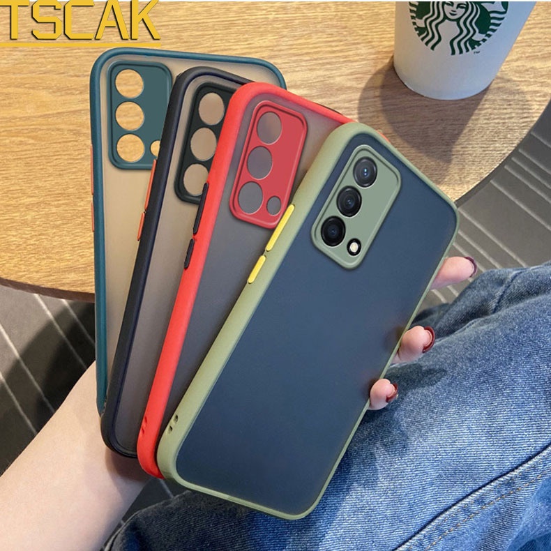 Ốp điện thoại cứng nhám trong suốt bảo vệ camera chống sốc dành cho REALME GT MASTER Q3 PRO CARNIVAL