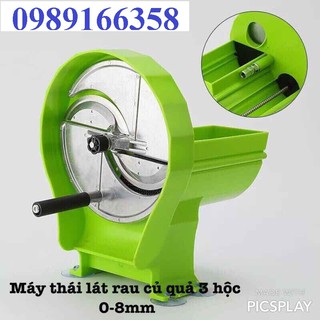 Máy cắt hành lá - máy cắt lát rau củ 3 hộc