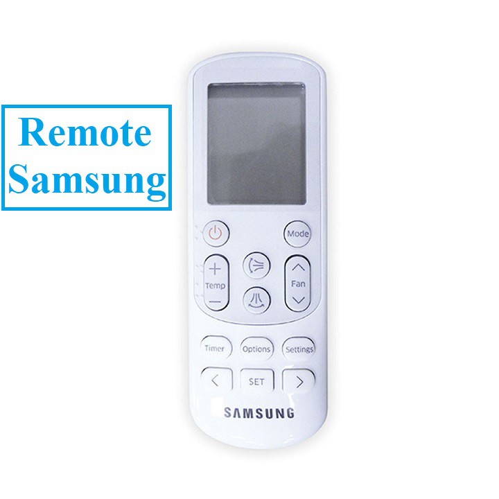 Điều khiển Remote máy lạnh Samsung - hàng loại tốt, cực bền tròn hai đầu
