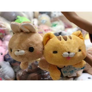 Đôi bạn thỏ,mèo,cáo- gấu bông (ảnh thật)