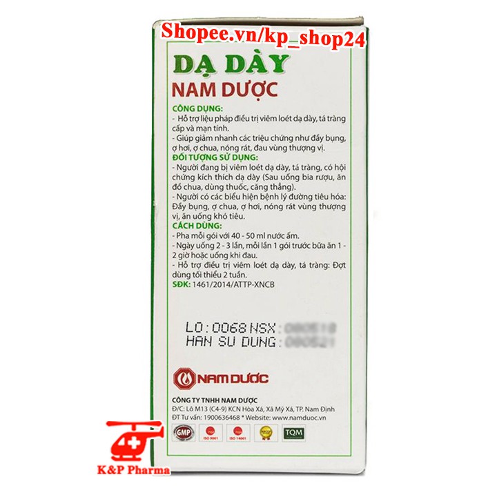 ✅ [CHÍNH HÃNG] Dạ Dày Nam Dược – Giảm viêm loét dạ dày, tá tràng, đau bụng, đầy hơi, rối loạn tiêu hóa