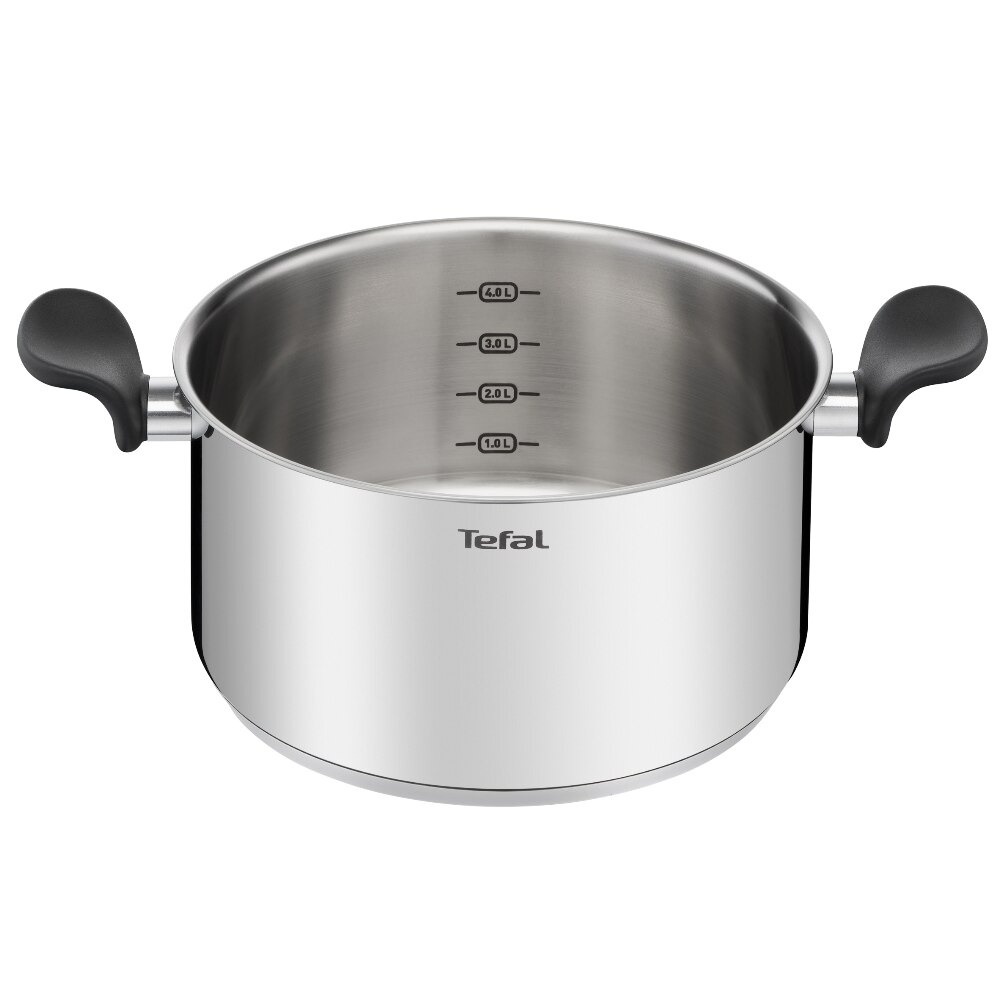 Bộ nồi inox 6 món quánh 16cm 1.5L & nồi 20cm 3L & nồi 24cm 5.3L Tefal Primary 16/20/24cm E308S674 - Hàng chính hãng