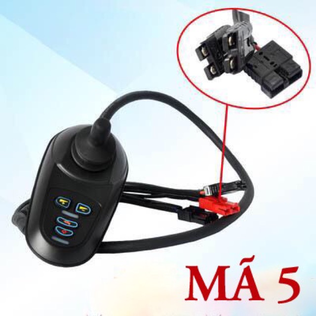 (sẵn mã 6)joystick 45A - tay điều khiển xe lăn điện