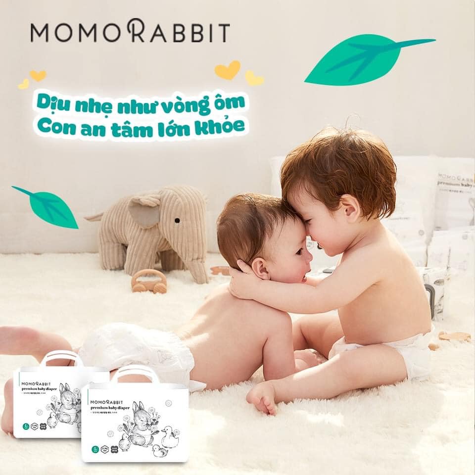 Combo 4 bịch Bỉm quần/dán momoabit hàn quốc đủ size (S50/M32/LD28/LQ28/XL22/XXL18)