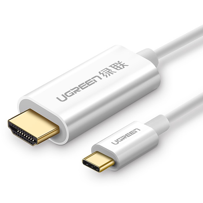 Cáp USB Type-C to HDMI hỗ trợ 4K 60HZ, 3D dài 1,5m Ugreen 30841 cao cấp - Hàng chính hãng BH 18 tháng