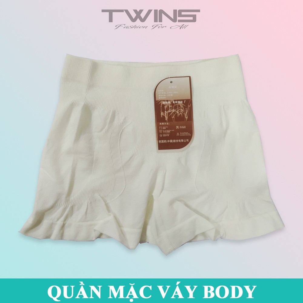 Quần lót mặc trong váy nữ SD1057 ôm bụng chống cuộn chất thun mềm mịn thoáng mát siêu co giãn freesize dưới 70kg