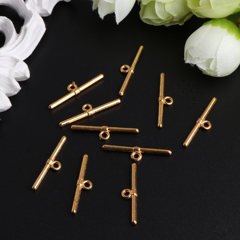 Bộ 10 Móc Khóa OT Bằng Thép Không Gỉ 14mm Dùng Làm Trang Sức DIY