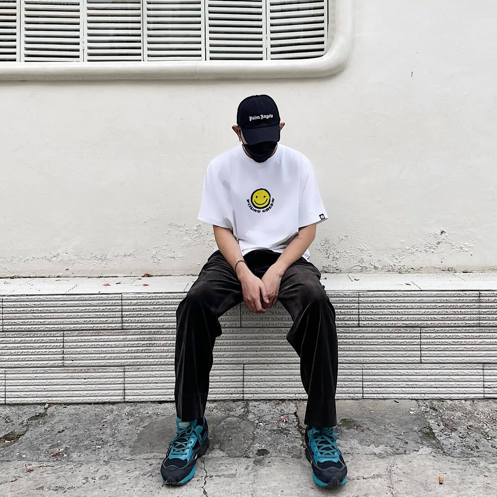 Áo Thun Young Green Face Tee Form Oversized