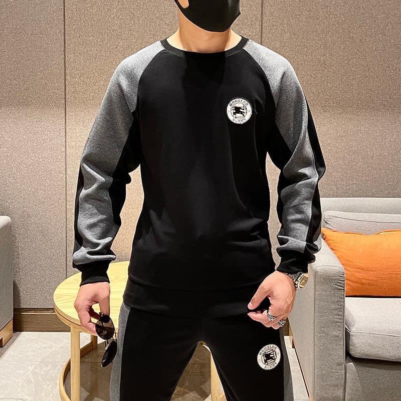 Bộ Nỉ Thu Đông Thể Thao Nam bộ nỉ nam phối viền xám