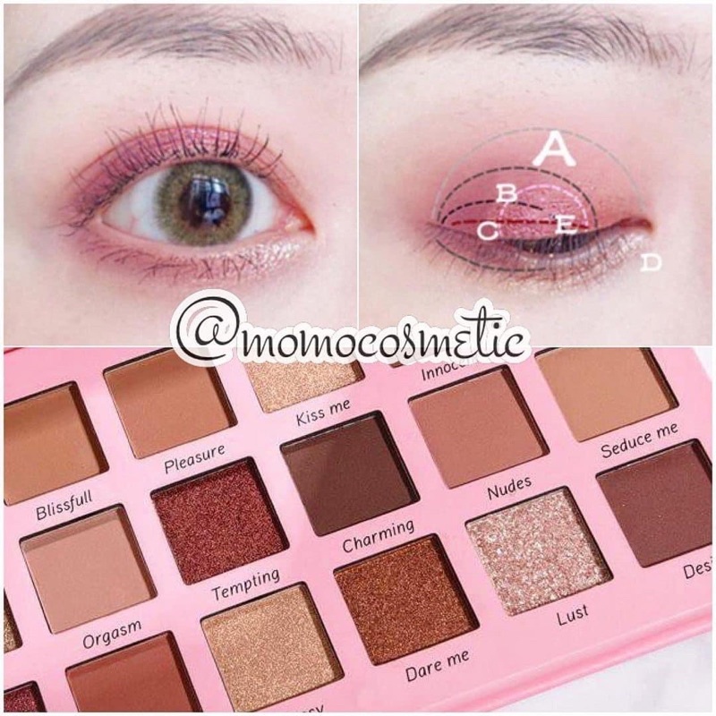 Bảng phấn mắt 18 màu Beauty Creations Tease Me Eyeshadow Palette