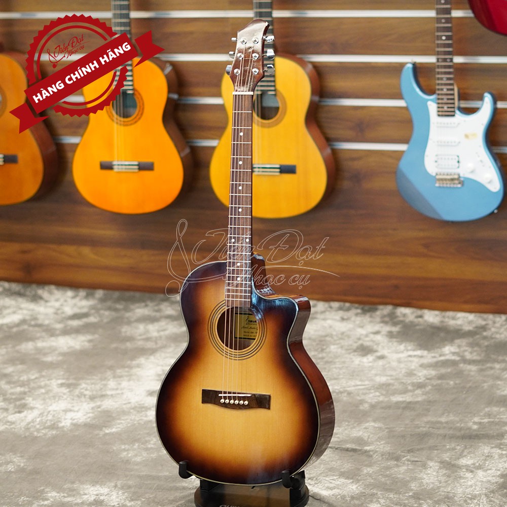 Đàn Guitar Acoustic Việt Nam GA-14HL Mặt Gỗ Thông Nguyên Tấm Cao Cấp