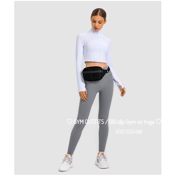 Áo Khoác Tập Gym - Yoga Nữ Lululemon Cropped Define Jacket - Áo Khoác Thể Thao Cao Cấp Mới Nhất Thu Đông 2021