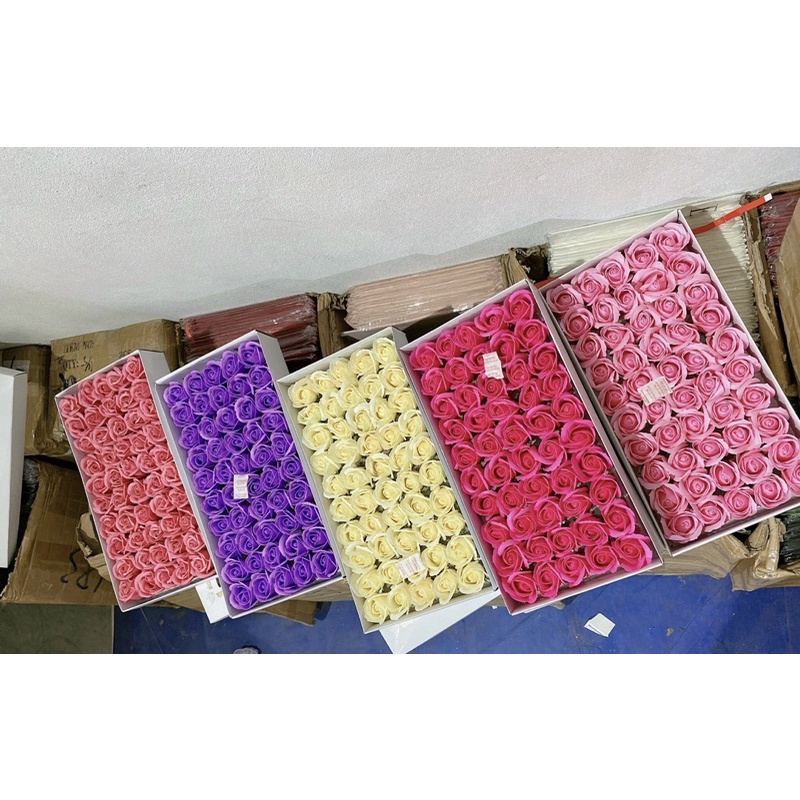Hoa sáp 3 lớp hàng trung loại đẹp