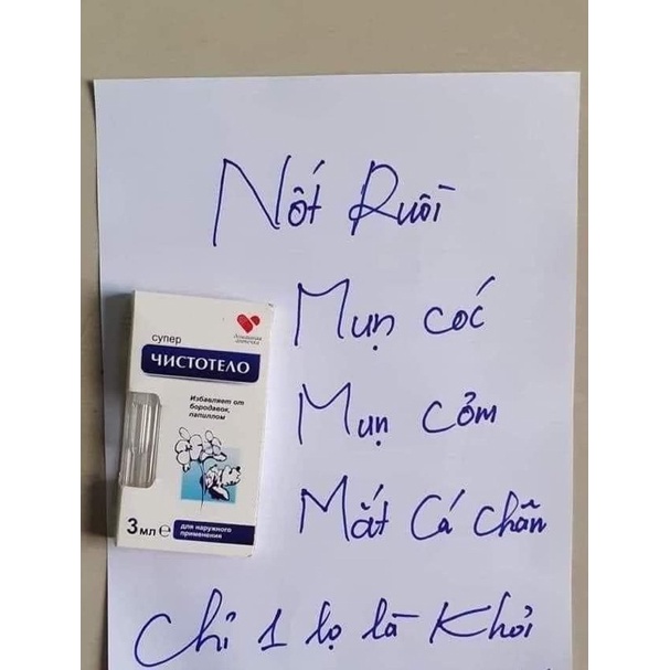 tẩy nốt ruồi , mụn cơm,mụn cóc nga