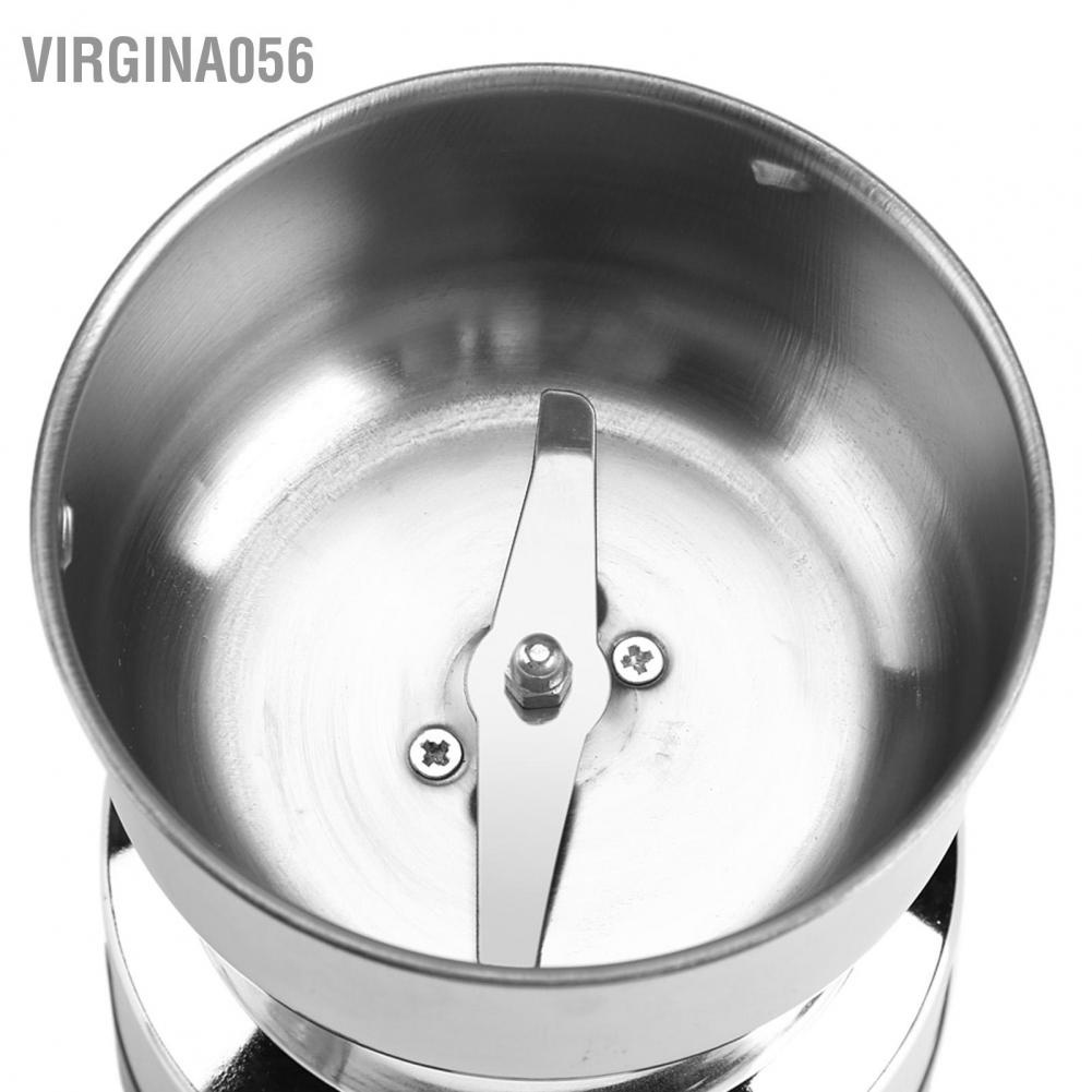 Virgina056 220V Electric Stainless Steel Grinding Coffee Bean Milling Machine Home Office HM-8300