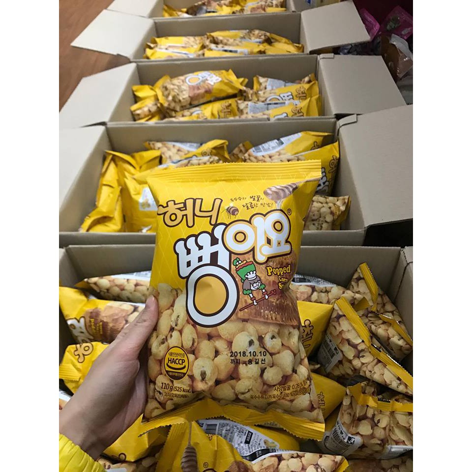 BỎNG NGÔ MẬT ONG HÀN QUỐC 110G