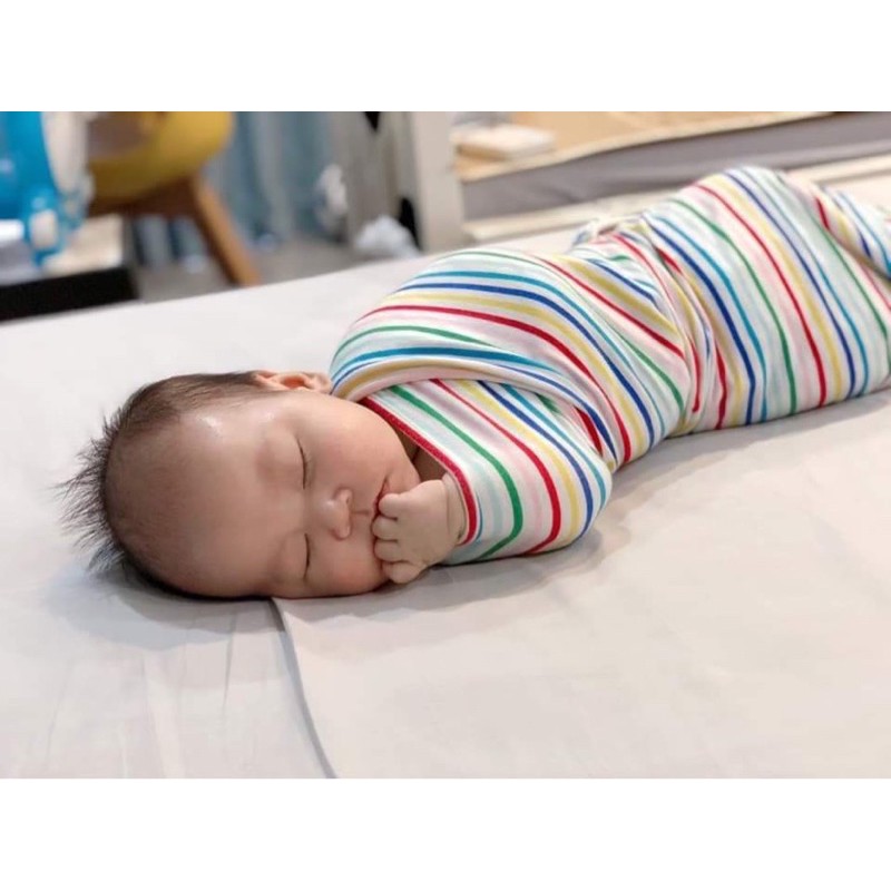 Quấn chũn cố điển COCOON chính hãng( chất mỏng mát dành cho hè thu- co giãn 4 chiều) giúp bé ngủ ngon sâu giấc
