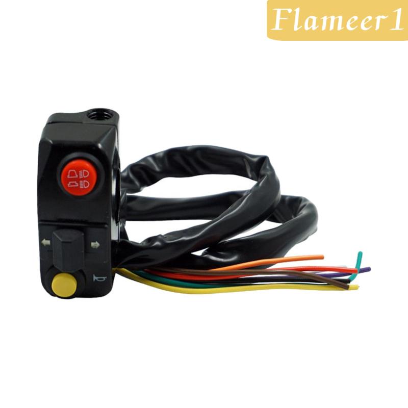Công Tắc on / Off Gắn Tay Lái Xe Máy 22mm 7 / 8 &quot;on / Off Flame1