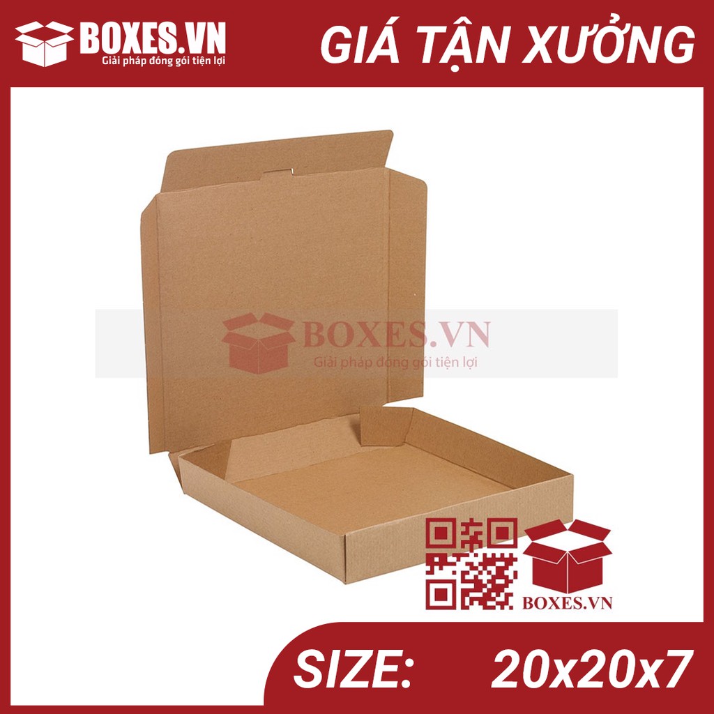 20x20x7 cm Combo 50 hộp giấy carton đựng quần áo giá tại xưởng