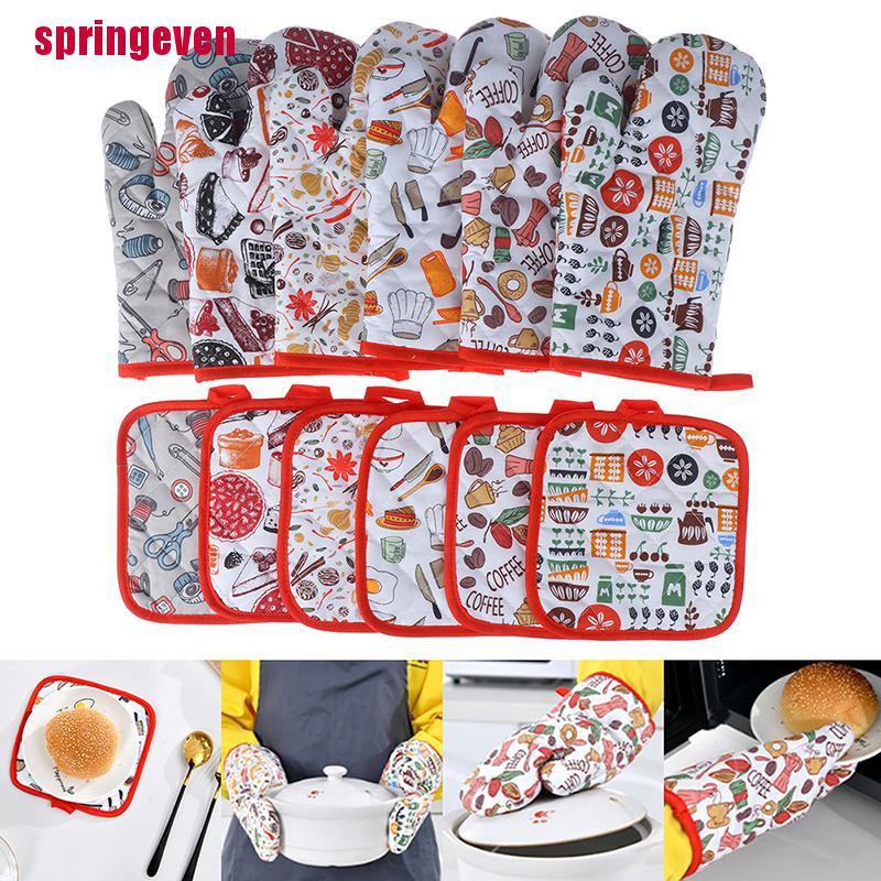 Bộ 2 Miếng Lót Tay Cách Nhiệt Dùng Cho Lò Vi Sóng