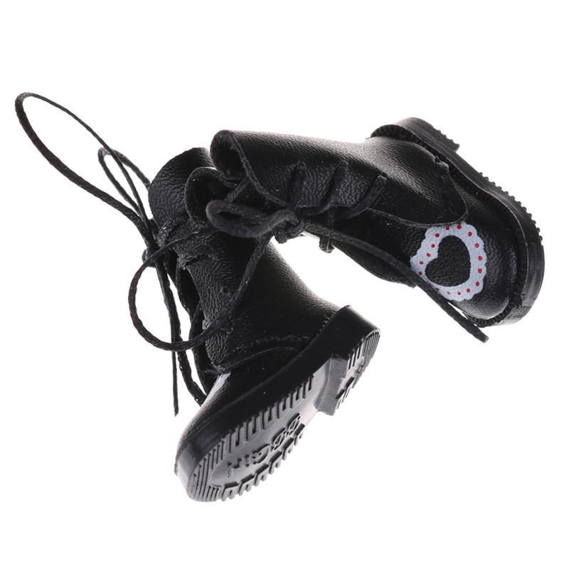 Giày Boot Da PU Thời Trang Cho Búp Bê Tỉ Lệ 1 / 8
