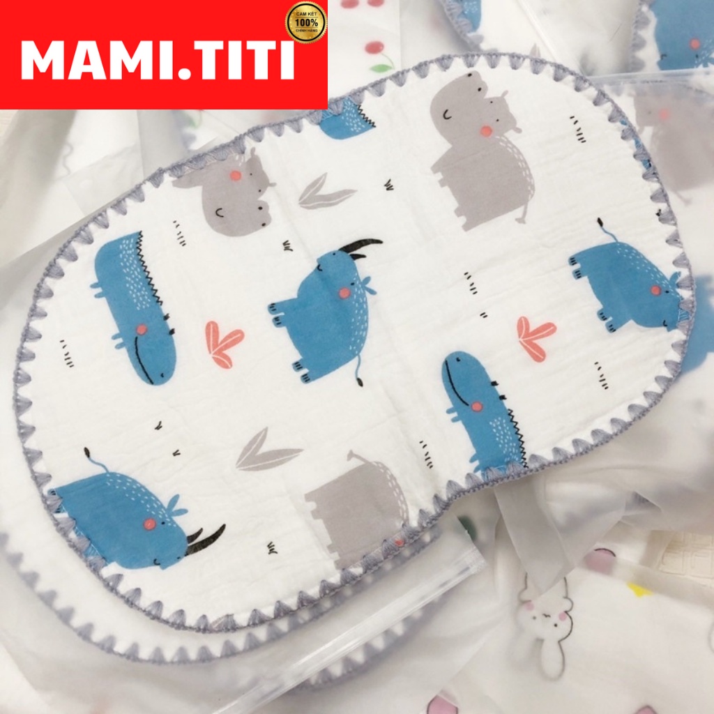 gối cho bé, gối xô Sợi Tre Mềm Mịn 10 Lớp - MAMI.TITI