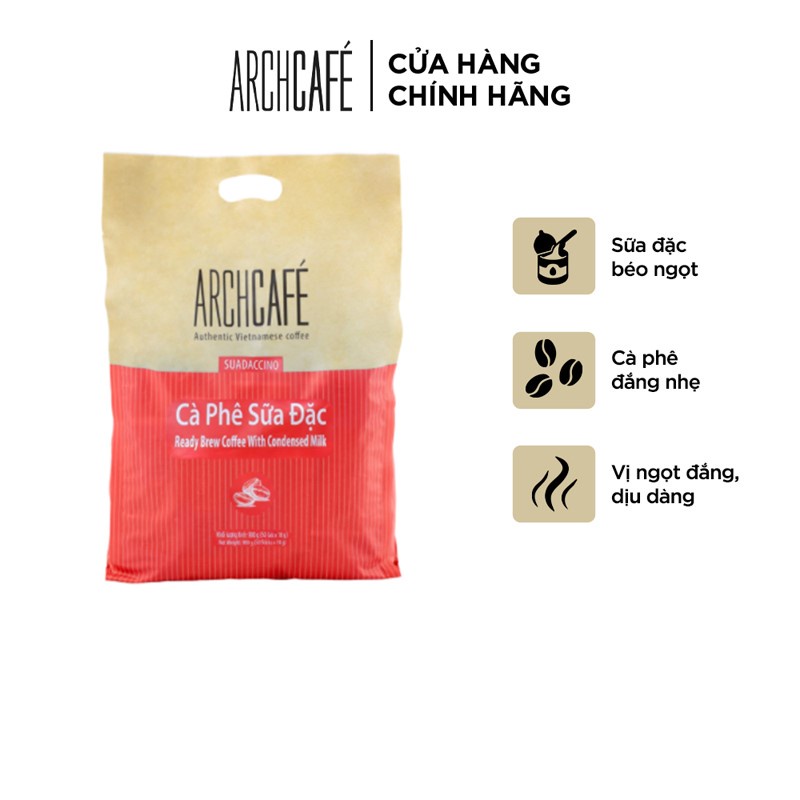 Túi Cà Phê Sữa Đặc Archcafé (túi 50 gói x 18g)