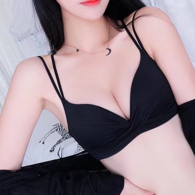 [ SIÊU PHẨM] Áo Lót Su Thông Hơi Chéo Ngực, Dây Tạo Kiểu Xuất Hàn