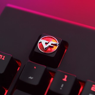 Keycap biểu tượng CF Đột Kích xuyên led bằng kim loại