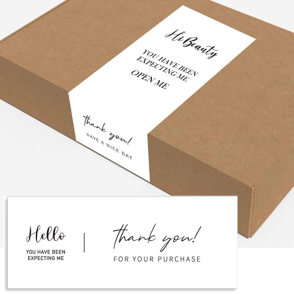 Bộ 50 miếng hình dán chữ Thank You trang trí tiệc cưới xinh xắn