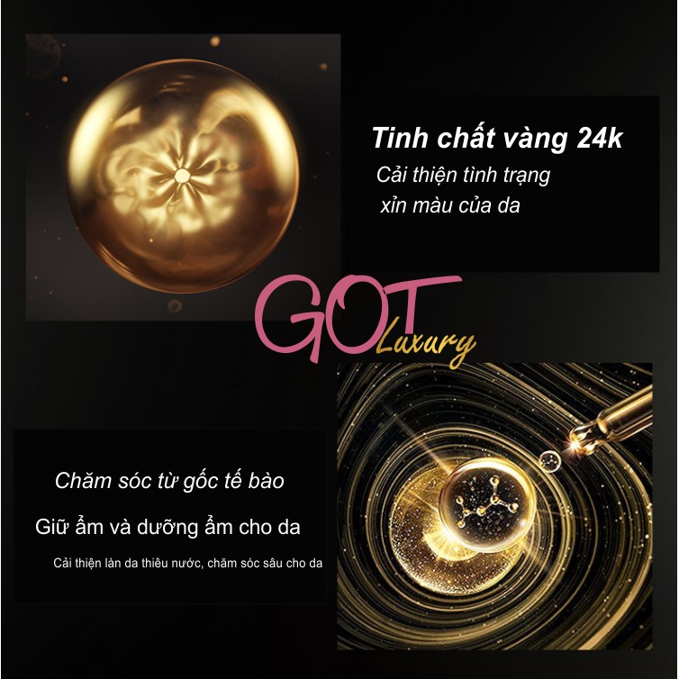 Bộ Mỹ Phẩm Dưỡng Da Cao Cấp 5 Món Tinh Chất Gold 24K Chăm Sóc Làm Trắng Dưỡng Ẩm Da Images Hàng Nội Địa Trung